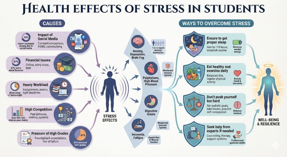 Health Effects of Stress in Students
